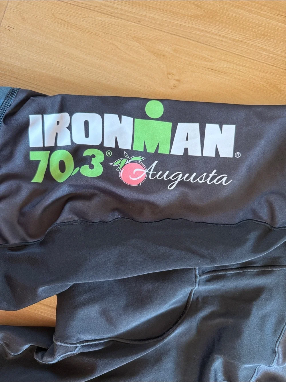 ZOOT IRONMAN MENS MULTISPORT TRIATHLON AUGUSTA 70.3 PADDED SHORTS BLACK LARGE